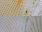 Flecken von Paprikasoße aus T-Shirt entfernen