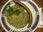 Grünes Kartoffel-Kohlrabi-Püree mit Giersch