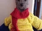 Teddy stricken - ein Teddy muss nicht immer aus Plüsch sein