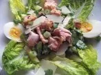 Spargelsalat mit Stremellachs-Topping