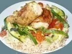 Mit Feta gefülltes Schweinefilet dazu Salbeibutter & knackiges Gemüse