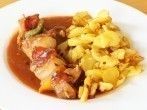 Andalusische Spie&szlig;e mit leckerer So&szlig;e