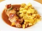 Andalusische Spieße mit leckerer Soße