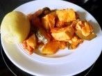 Zucchini-Pfanne mit Lachs