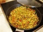 Zucchini-Gemüse-Pfanne mit Hackfleisch
