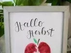 Apfeldruck: Deko- und Geschenkideen – DIY