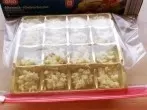 Klein gehackten Knoblauch einfrieren