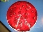 Milchreis-Kirsch-Torte mit Spekulatiusboden