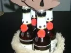 Kleine Aufmerksamkeit zur Weihnachtszeit: Bierflaschen mit Geweih