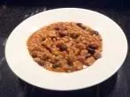 Bohnen-Gulasch mit weißen Bohnen