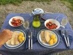 <strong>Bodenseefelchen</strong> mit in Butter geschwenkten Drillingen