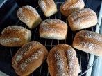Schnelle Dinkel-Quarkbrötchen