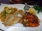 Rotbarschfilet mit Ofen-Ratatouille