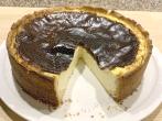 Käsekuchen - mit Boden und Rand