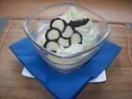 Weißweincreme mit Zitrone und Sahne