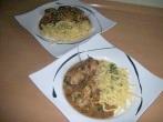 W&uuml;rzige <strong>Putenrollen</strong> mit Sp&auml;tzle