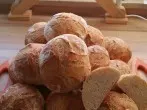 Weizenbrötchen mit Übernachtgare