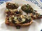 Gef&uuml;llte <strong>S&uuml;&szlig;kartoffeln</strong> mit Spinat und K&auml;se