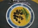 Karotten-Creme-Suppe mit Orange und Ingwer