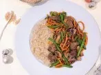 Würzige Asia-Rindfleisch-Pfanne