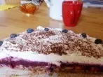 Himmlische fruchtige Low-Carb-Torte