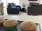 Nussmuffins aus R&uuml;hrteig - einfach & saftig