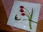 Tomatentulpen - so schön kann eine Vorspeise sein