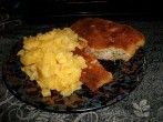 <strong>Panierte</strong> Maultaschen mit Kartoffelsalat
