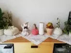 Herbstdeko: Kürbisse aus alten Strickpullovern