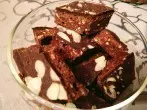 Weihnachtliche Mandel-Brownies