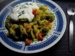 Rosenkohl-Gemüse-Pfanne mit Couscous