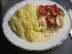 Zwiebel-Sahne-Hähnchen-Auflauf