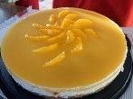 Orangentorte mit Spekulatiusboden