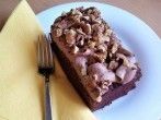 Brownies mit Schokosahne und <strong>Waln&uuml;ssen</strong>