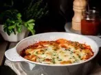 Wilder Gemüseauflauf mit Büffelmozzarella
