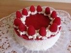 Kleine Himbeertorte