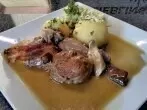 Kalbshaxe in Dunkler Biersoße