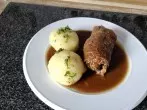 Kartoffelknödel mit Croutons selbst gemacht