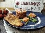 Lachstatar mit Kartoffelpuffer anrichten