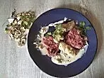 Glühwein-Basmati-Reis an Hähnchenfilet