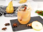 Birne-Zimt-Mocktail: alkoholfreier <strong>Cocktail</strong> mit Birnensaft
