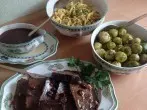 Sauerbraten auf schwäbisch-badische Art mit Spätzle und Rosenkohl