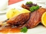 Ente mit Serviettenkn&ouml;deln