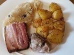 <strong>Sauerkraut</strong> mit Fleischeinlagen