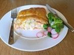 Spargel im Bl&auml;tterteig