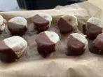 Bananen Schoko Erdnussbutter Bissen
