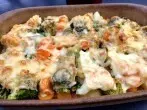 Kartoffel-Blumenkohl-Brokkoli-Auflauf