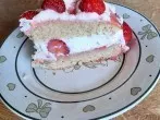 Kleine Erdbeertorte