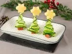 Gurken-Tannenbaum: Schneller Snack für Weihnachten
