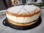 Käsesahnetorte mit Knusperboden